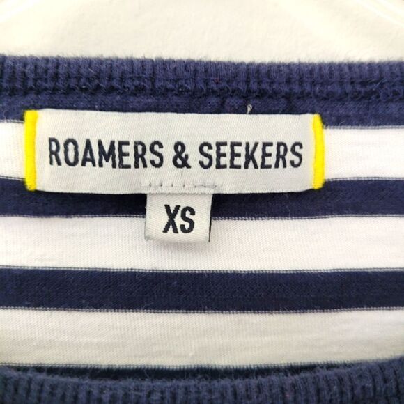 ROAMERS & SEEKERS nautical stripe LS tee - Picture 3 of 7